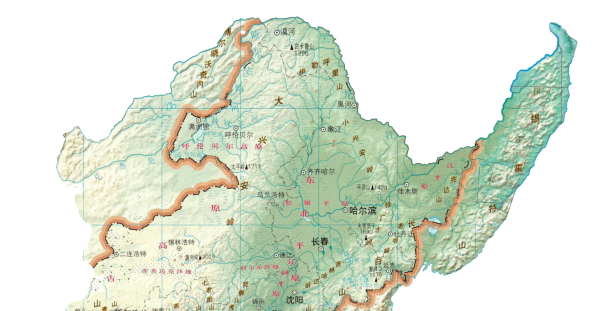 艮龙之支龙共计五百九十七穴，枝龙无数