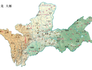 震龙之支龙共计五百六十四穴，枝龙无数