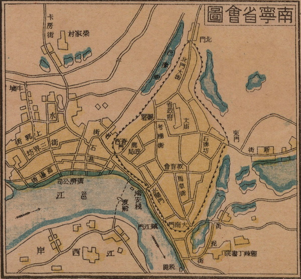 1918年《中国省别全志》分图 南宁略图.jpg